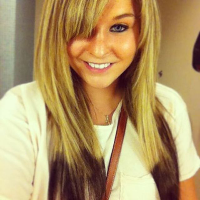 reverse ombre straight hair Bangstyle House of Hair Inspiration